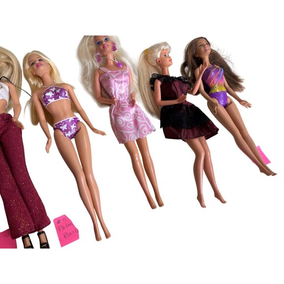 Barbies 8 Dolls & Clothes 90s-Y2K Ballet Salon Rio Palm Beach Secret COLLECTOR